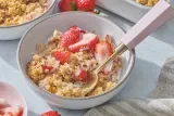 Strawberries and Cream Baked Oatmeal