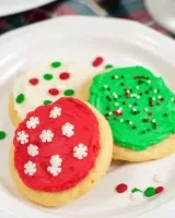 Soft Frosted Sugar Cookies