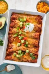 Sweet Potato Black Bean Enchiladas