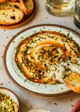 5-Minute Whipped Goat Cheese with Hot Honey