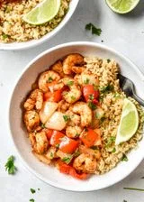 Easy Air Fryer Shrimp & Vegetables