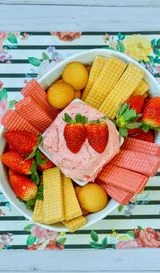 Strawberry Cake Batter Dip