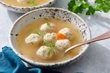 Mini Matzah Ball Soup