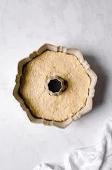 Roasted Banana Bundt Cake with Chocolate Glaze