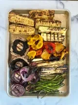 Grilled Vegetable Kimchi Salad