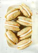Birthday Cake Sandwich Cookies