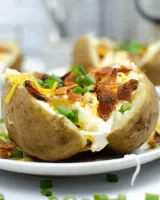 Loaded Instant Pot Steam Potatoes