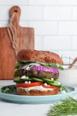Mediterranean Veggie Burgers