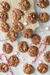 Peppermint Brookies (Brownie Cookies)