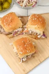 Shredded Pork Sliders