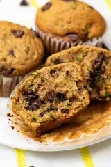 Zucchini Chocolate Chip Muffins
