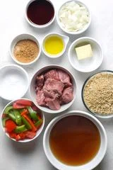 Beef Tips and Rice