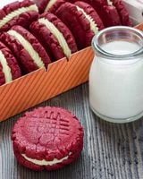 Red Velvet Sandwich Cookies