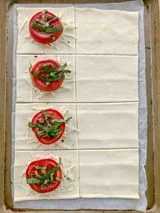 Individual Tomato Basil Tarts (Dairy-Free, Egg-Free, Vegan)