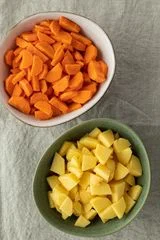 Pumpkin Soup with Potatoes and Carrots