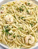Dairy Free Shrimp Scampi