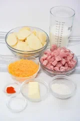 Cheesy Ham and Potato Casserole