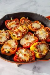 Lentil Stuffed Peppers