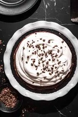 No Bake Chocolate Mousse Pie