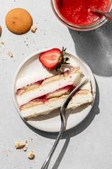 Roasted Strawberry Icebox Cake