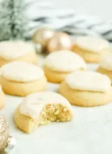 Glazed Eggnog Cookies