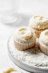 Coconut Cupcakes with Coconut Cream Cheese Frosting