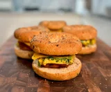 High-Protein Low-Calorie Breakfast Bagel Meal Prep