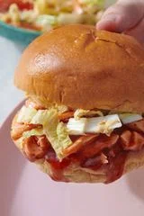 Easy BBQ Chicken Sandwiches