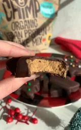 Homemade Reese's Peanut Butter Trees (High-Protein)