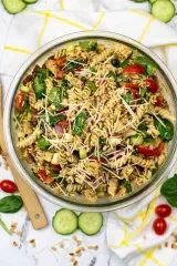 Chicken and Pesto Pasta Salad