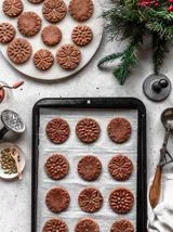 Cardamom Gingerbread Cookies + Orange Glaze
