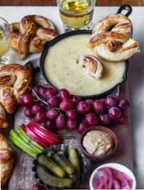 Beer Cheese Fondue + Game Day Snacks!