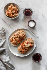 Marinated White Beans With Toast