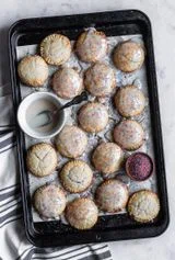 Strawberry Balsamic Hand Pies + Honey Glaze