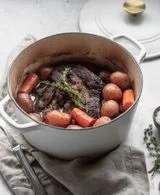 Pot Roast With Red Wine & Shallots (One-Pot)