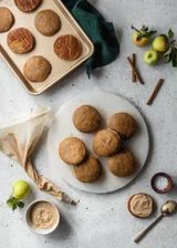 Apple Cider Whoopie Pies With Salted Caramel Frosting
