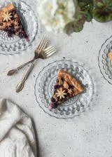 Blueberry Galette With Hazelnut Frangipane