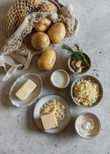 Cheddar Mashed Potatoes With Rosemary