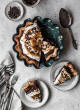 Chocolate Cream Pie + Bourbon Butterscotch