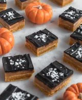 Pumpkin Millionaire’s Shortbread