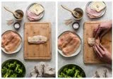 Sheet Pan Chicken Cordon Bleu With Dijon Sauce