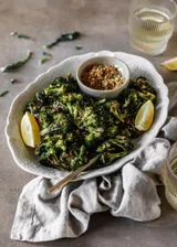 Charred Broccoli With Breadcrumbs & Pecorino