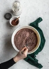 Chocolate Stout Cake + Irish Cream Cheese Frosting