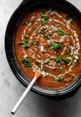 Red Lentil Soup With Harissa