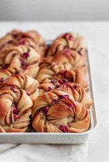 Rose Cardamom Buns