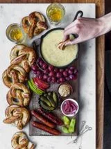 Beer Cheese Fondue + Game Day Snacks!