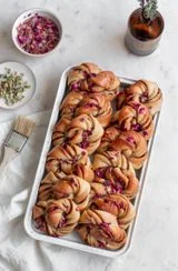 Rose Cardamom Buns