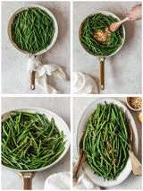 Lemony Green Beans With Pine Nuts & Garlic
