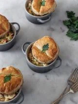 Deconstructed Chicken Pot Pie