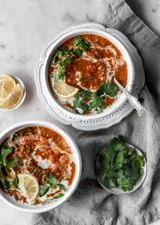 Red Lentil Soup With Harissa